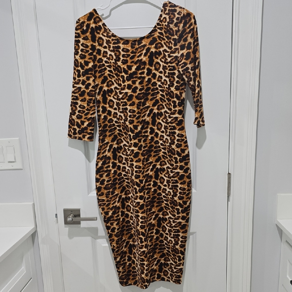 Leopard Print Bodycon Dress